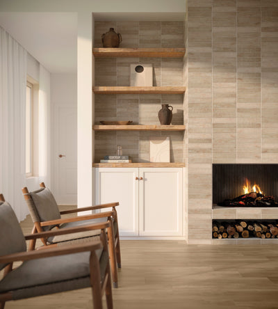 Portobello America Organic Clay 2" x 10" Ceramic Tile