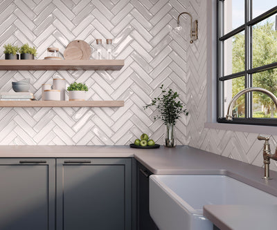 Portobello America Vivant Deco 3" x 10" Ceramic Tile