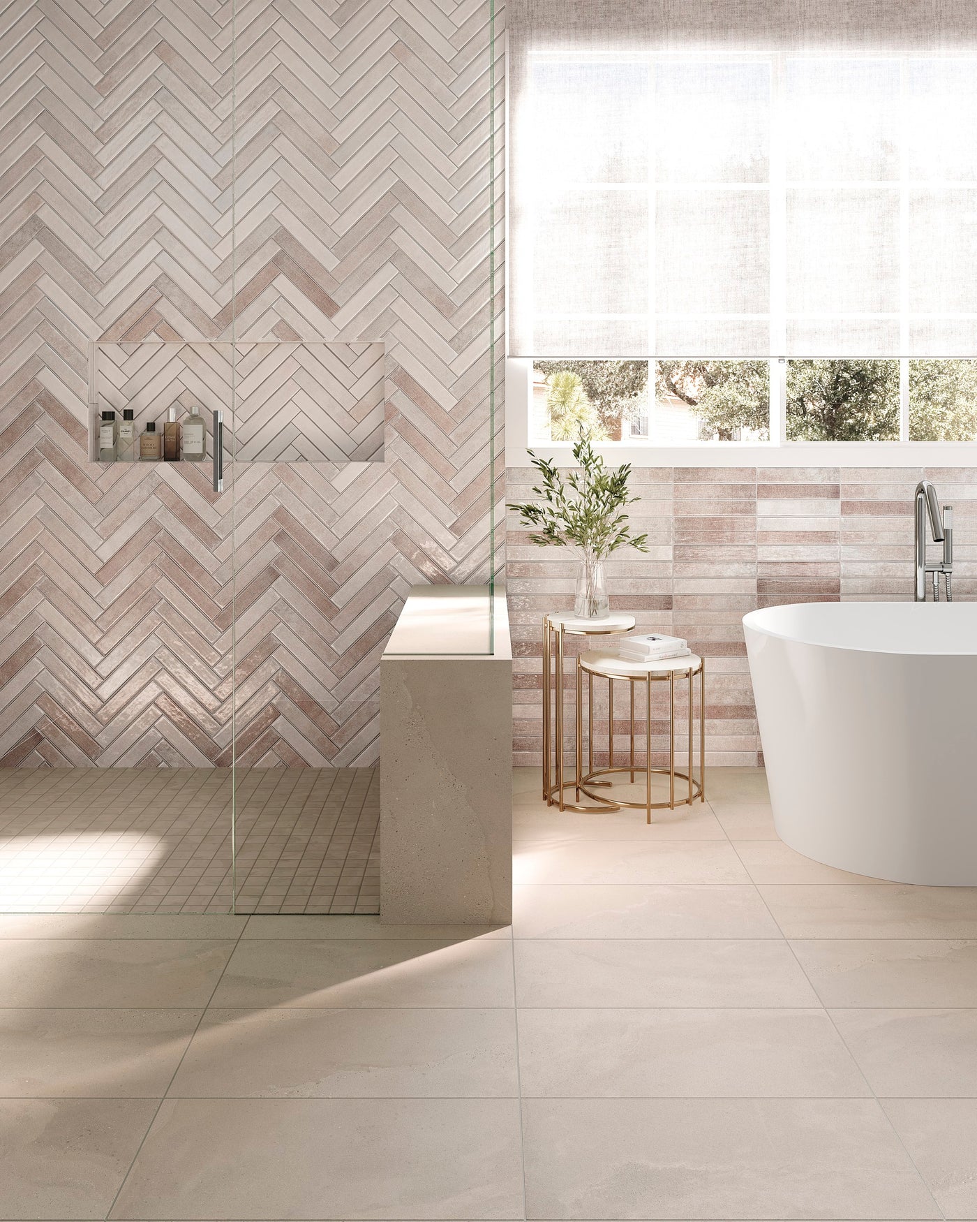 Portobello America Portofino 2 x 2 12" x 12" Porcelain Mosaic
