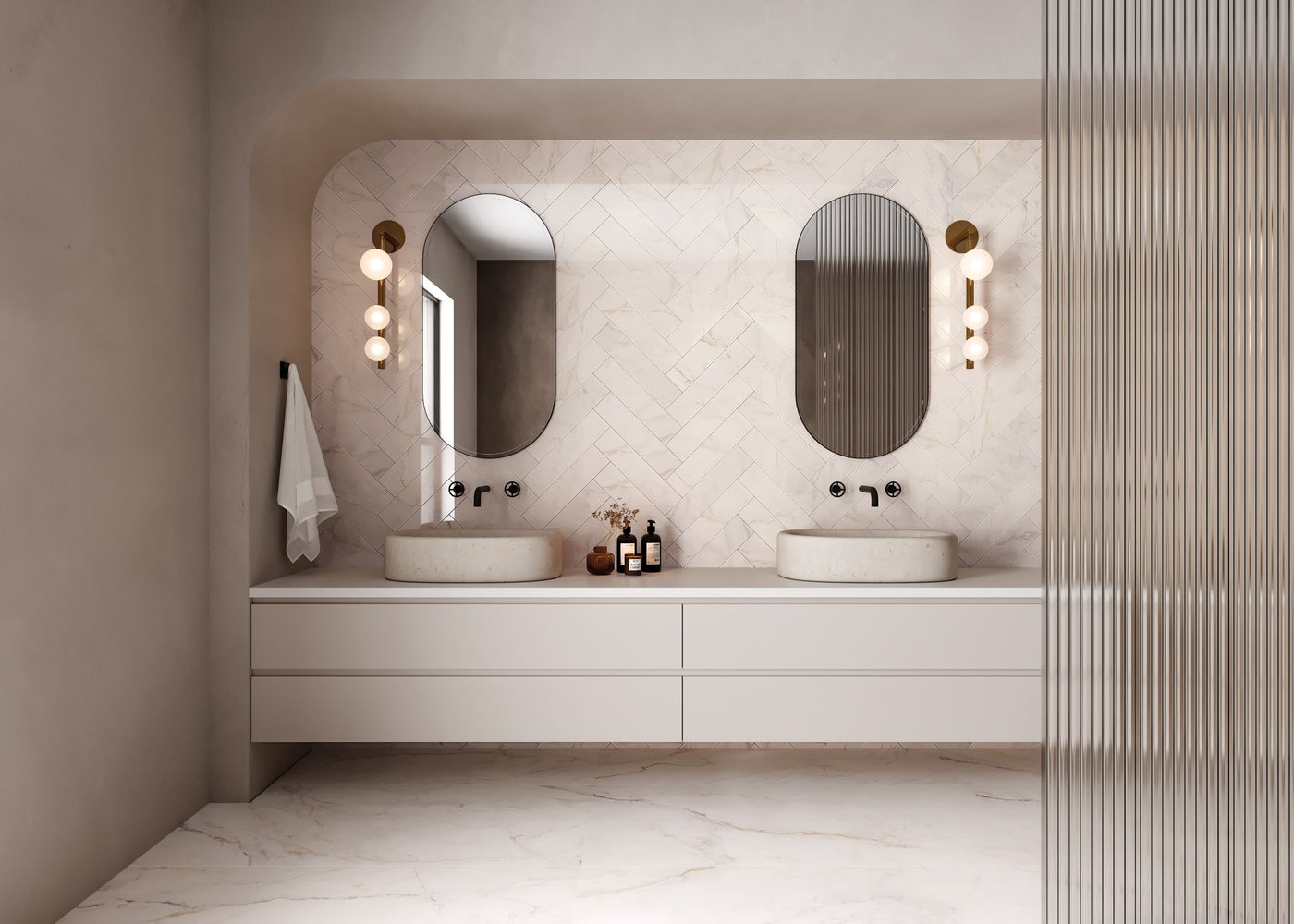 Portobello America Apuano Oro 4" x 16" Porcelain Tile
