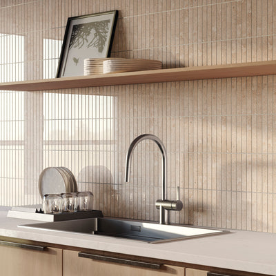 Portobello America Norian 1 x 6 Stripe 12" x 12" Porcelain Mosaic
