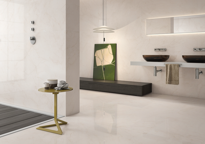 QDI Surfaces Marmara Crema 12" x 24" Porcelain Tile