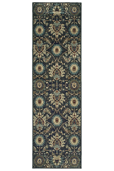 Oriental Weavers Raleigh 022K5 Navy, Ivory