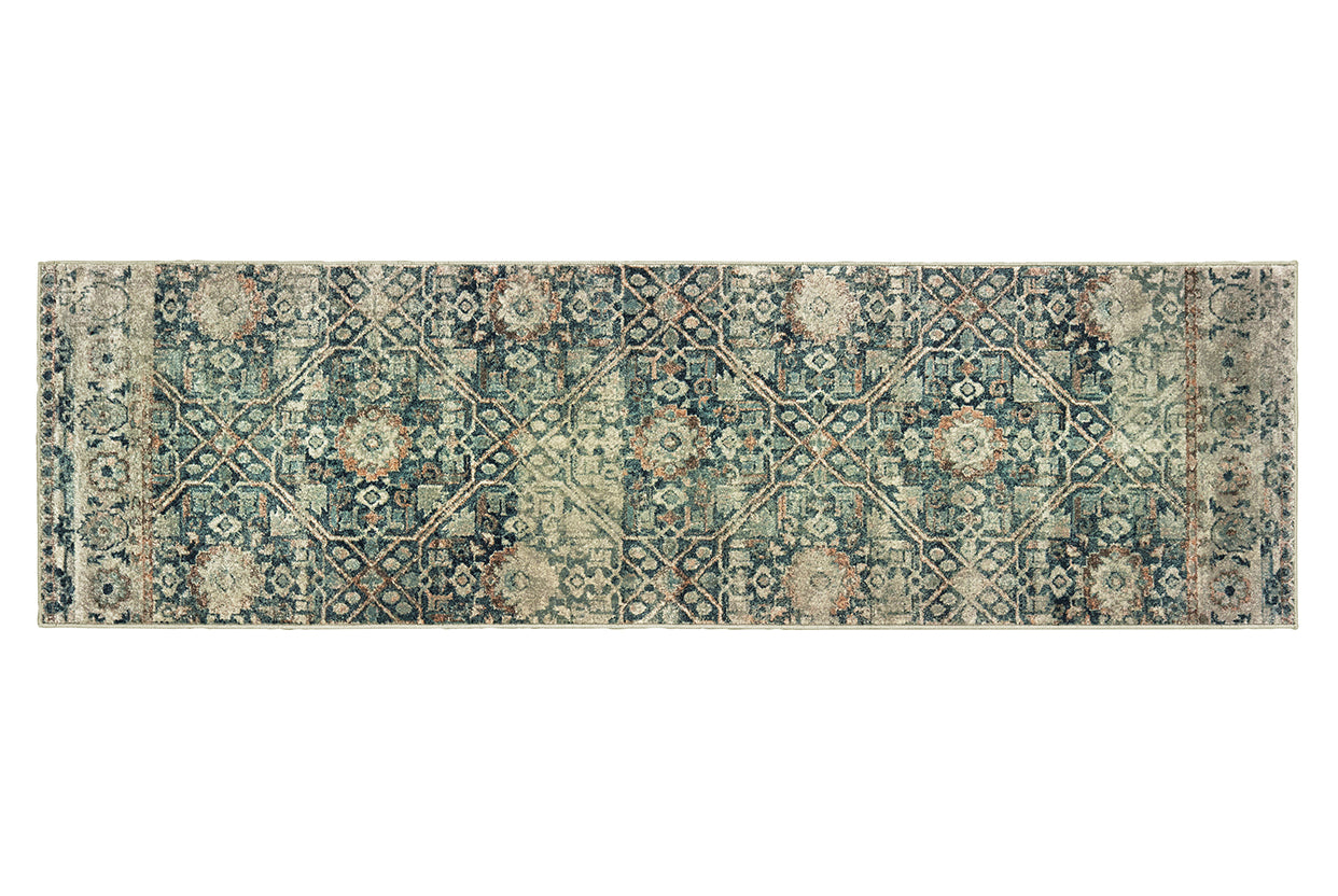 Oriental Weavers Raleigh 4925L Blue, Ivory