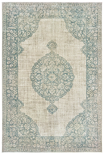 Oriental Weavers Raleigh 099J5 Ivory, Blue