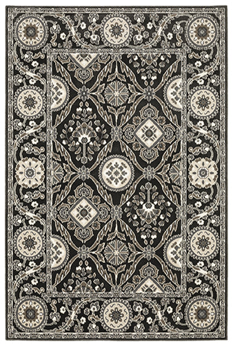 Oriental Weavers Raylan RAY05 Black, Grey