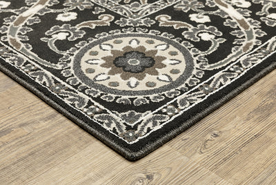 Oriental Weavers Raylan RAY05 Black, Grey