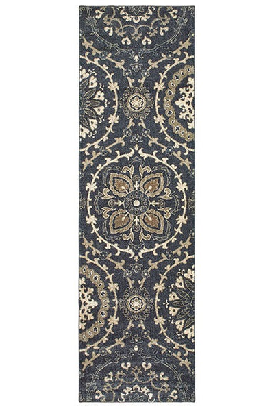 Oriental Weavers Richmond 008E3 Navy, Ivory