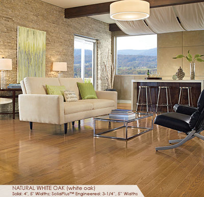 Somerset Color Solid 5" x RL Hardwood Plank Mocha Red Oak