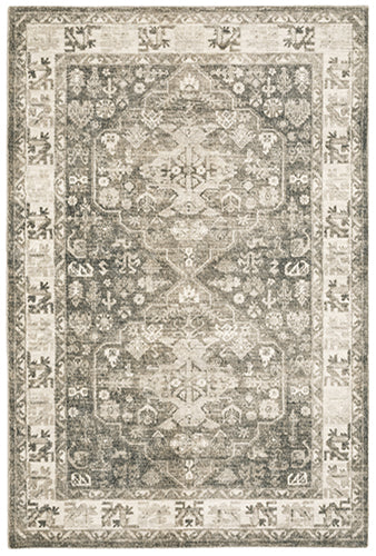 Oriental Weavers Savoy 28105 Charcoal, Ivory