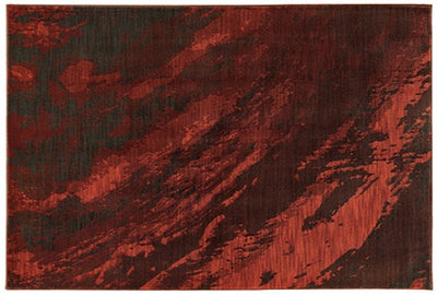 Oriental Weavers Sedona 6367B Red, Charcoal