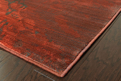 Oriental Weavers Sedona 6367B Red, Charcoal