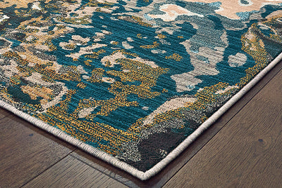 Oriental Weavers Sedona 9490B Blue, Gold