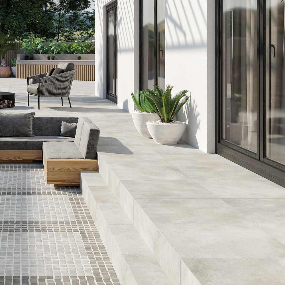 Parkay Floors Magma 24" x 24" Porcelain Paver Silverstone