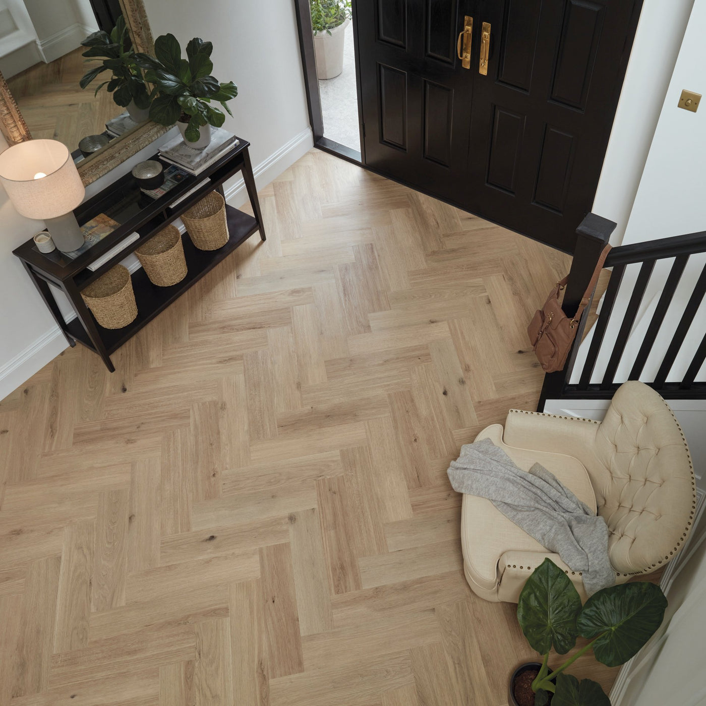 Karndean Korlok Select Herringbone 6" x 24" Vinyl Plank