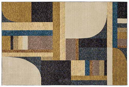 Oriental Weavers Strada STR01 Gold, Blue