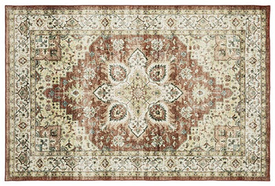 Oriental Weavers Sumter SUM01 Red, Ivory