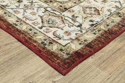 Oriental Weavers Sumter SUM01 Red, Ivory