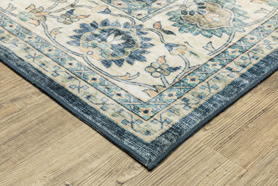 Oriental Weavers Sumter SUM02 Blue, Ivory