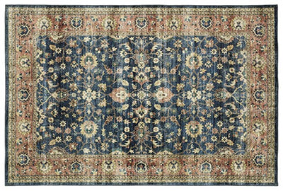 Oriental Weavers Sumter SUM04 Blue, Rust