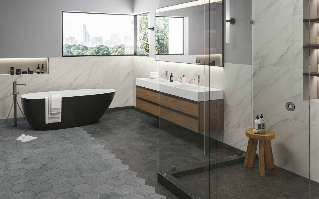 Atlas Concorde Cove 2 x 2 11.75" x 11.75" Porcelain Mosaic