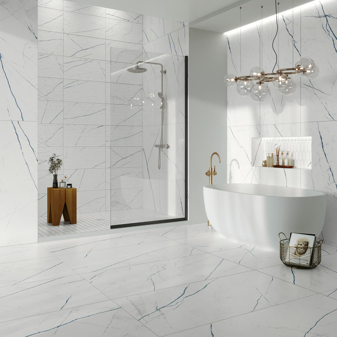 Atlas Concorde Beyond Calacatta 3D 12" x 24" Porcelain Tile