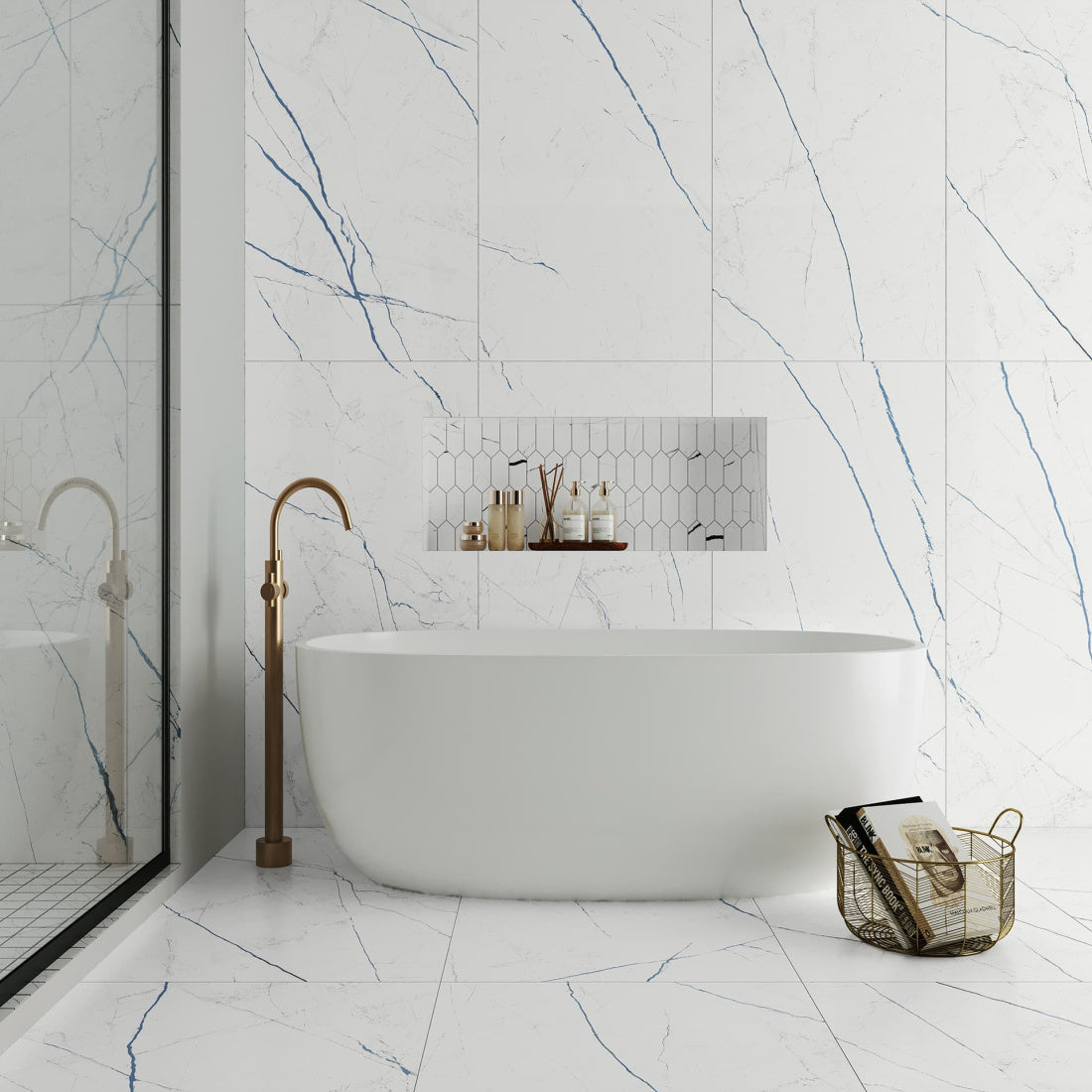 Atlas Concorde Beyond Calacatta 24" x 48" Porcelain Tile