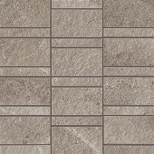 Atlas Concorde Ridge 2 x 4 Row 11.75" x 11.75" Porcelain Mosaic