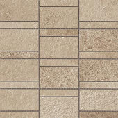 Atlas Concorde Ridge 2 x 4 Row 11.75" x 11.75" Porcelain Mosaic