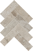 Atlas Concorde Rift 2 x 6 Herringbone 9.38" x 11" Porcelain Mosaic