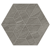 Atlas Concorde Outland Multi Hexagon 8.75" x 10.13" Porcelain Mosaic