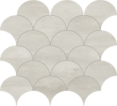 Atlas Concorde Reflex Scallop 11.63" x 12.63" Porcelain Mosaic