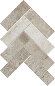 Atlas Concorde Rift 2 x 6 Herringbone 9.38" x 11" Porcelain Mosaic