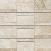 Atlas Concorde Ridge 2 x 4 Row 11.75" x 11.75" Porcelain Mosaic