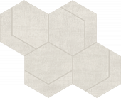 Atlas Concorde Fray 6 x 7 Hexmark 10.38" x 12.13" Porcelain Mosaic