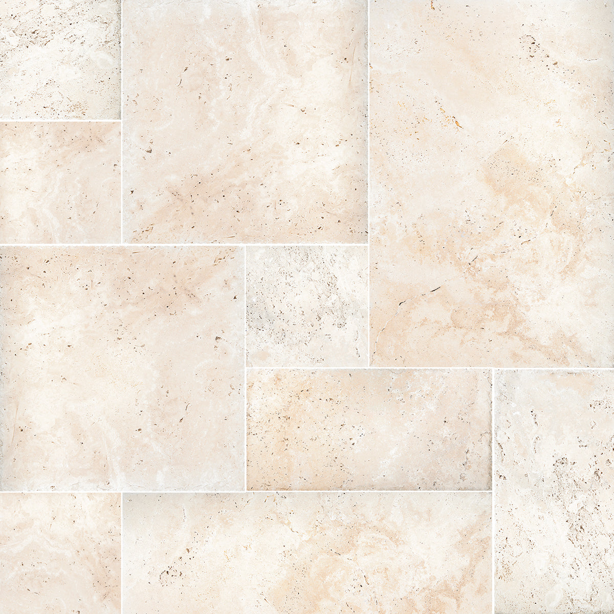 Patara Stone Travertine French Pattern RW x RL Travertine Tile