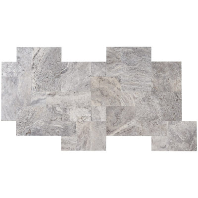 Patara Stone Travertine French Pattern RW x RL Travertine Tile