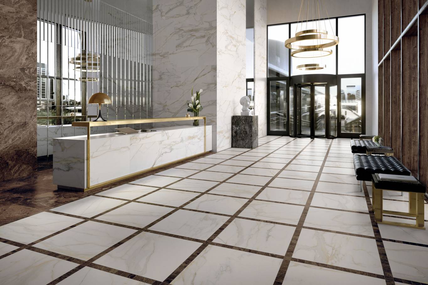 Landmark Ceramics Charme 24" x 24" Porcelain Tile