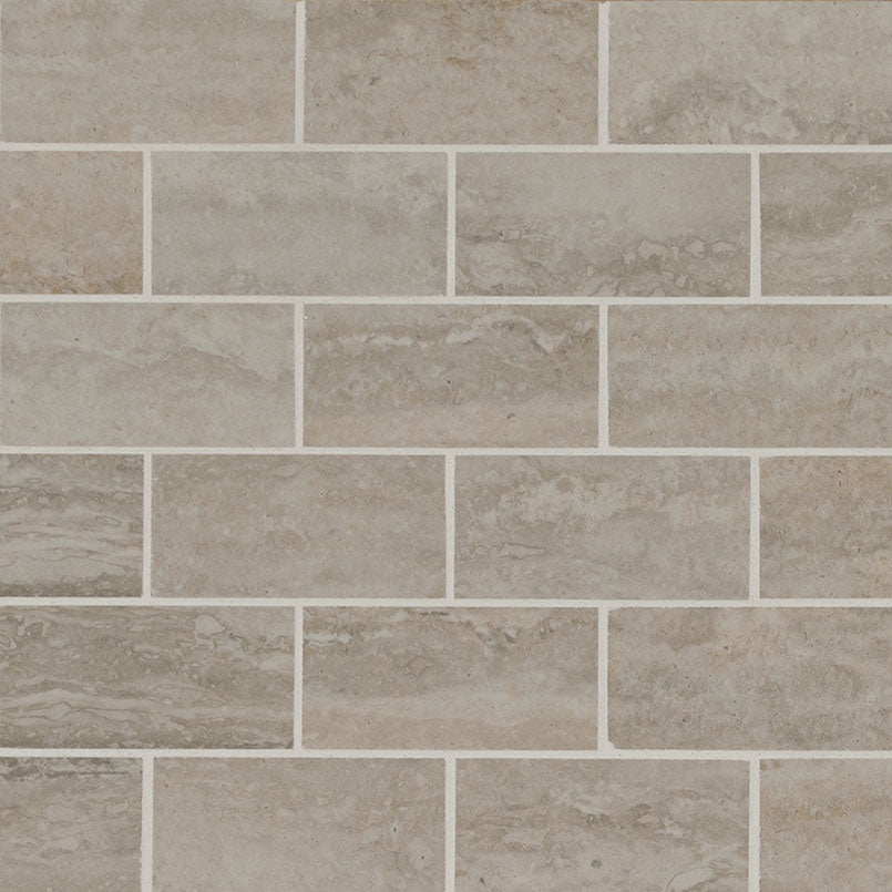 MS International Venato 2 x 4 12" x 12" Porcelain Mosaic