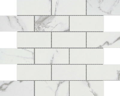 Emser Serendra 2 x 4 Offset 12" x 12" Porcelain Mosaic