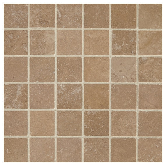 Daltile Travertine 2 x 2 12" x 12" Travertine Mosaic (Clearance)