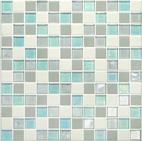 Daltile Coastal Keystones 1 x 1 12" x 12" Glass Mosaic (Clearance)