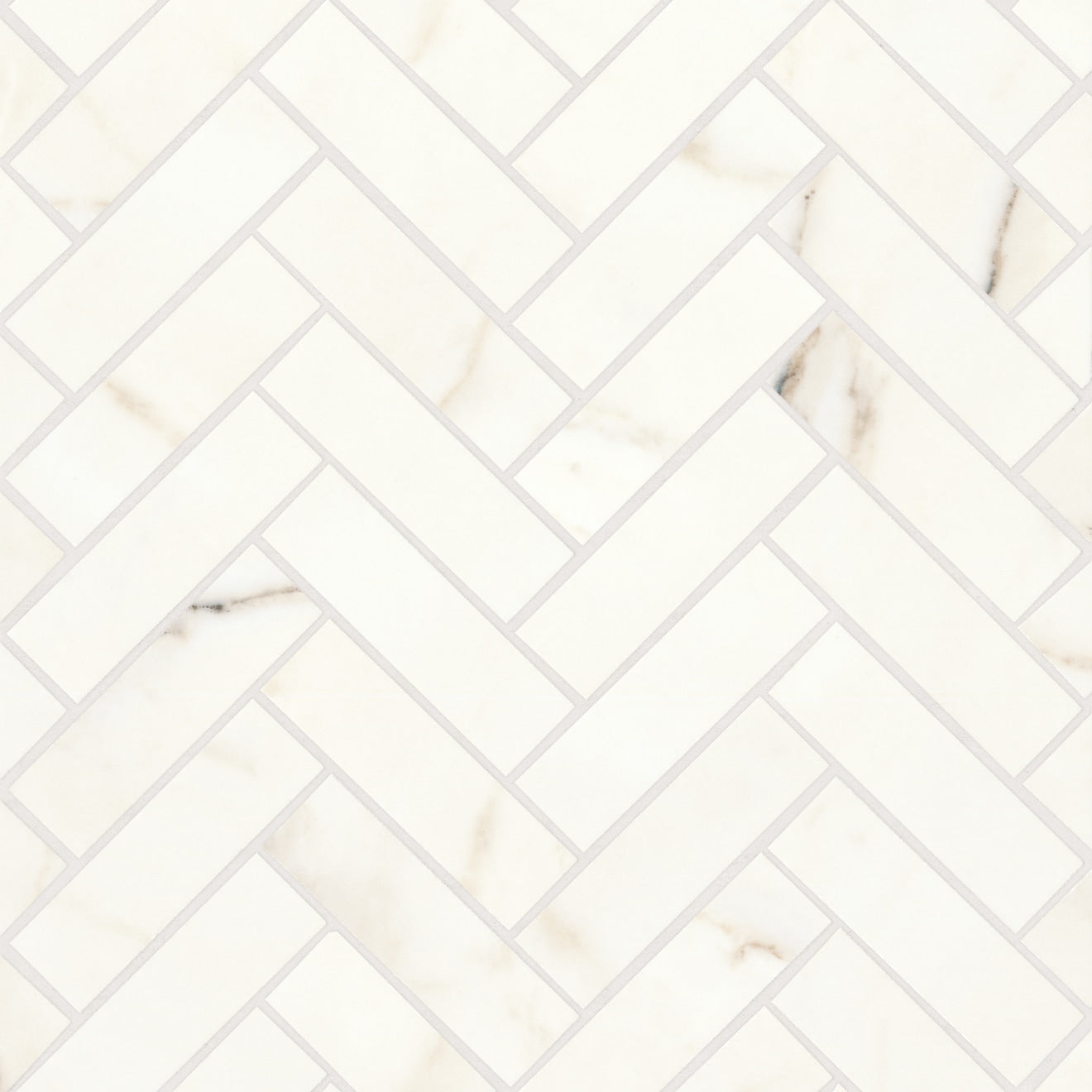 Bedrosians Magnifica ERA Herringbone 1 x 4 12" x 12" Porcelain Mosaic