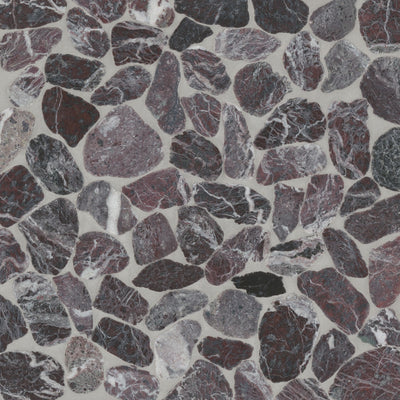 Bedrosians Waterbrook Sliced Pebble 12" x 12" Stone Mosaic