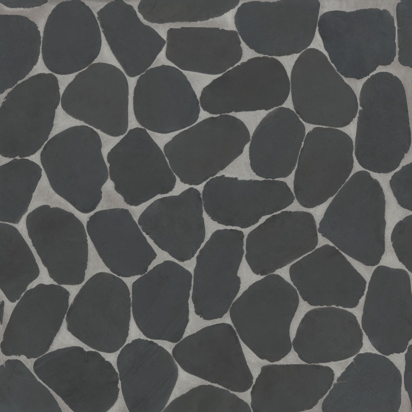 Bedrosians Waterbrook Sliced Pebble 12" x 12" Stone Mosaic