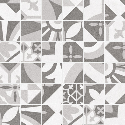QDI Surfaces Bouquet 2 x 2 12" x 12" Porcelain Mosaic
