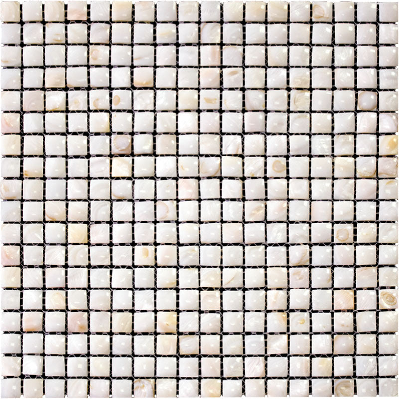 MIR Mosaic Shell 0.6 x 0.6 12" x 12" Natural Shell Mosaic