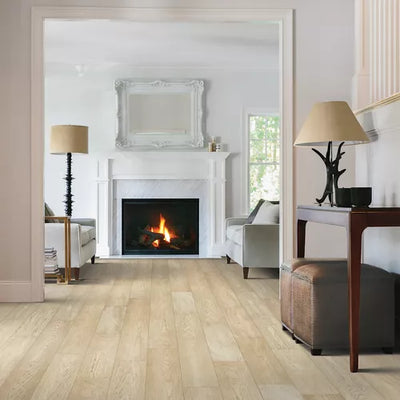 Mohawk TecWood Plus Beachside Villa 7.5" x RL Hardwood Plank Natural Hickory