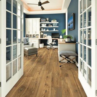 Mohawk RevWood Premier Morena Bluffs 8.34" x 54.34" Cliffside Pecan Laminate Plank