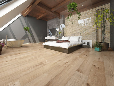 Inhaus Sono Eclipse Wood 7.99" x 50.79" Vinyl Plank Saloon